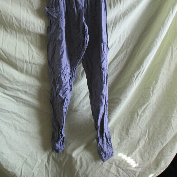 Bohemian island solid gray yoga pants - Picture 4 of 4